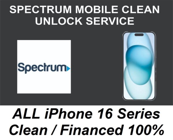 Spectrum USA - All iPhones 16 series "Clean + Financed"