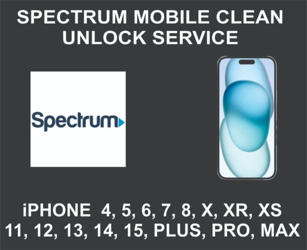 Spectrum USA - All iPhones up to 15 Pro Max "Clean + Financed"
